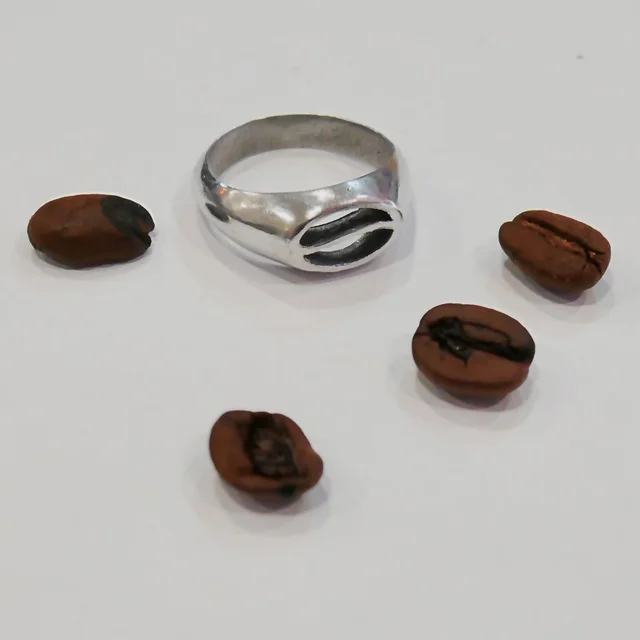 Bague Graine de Café — 2